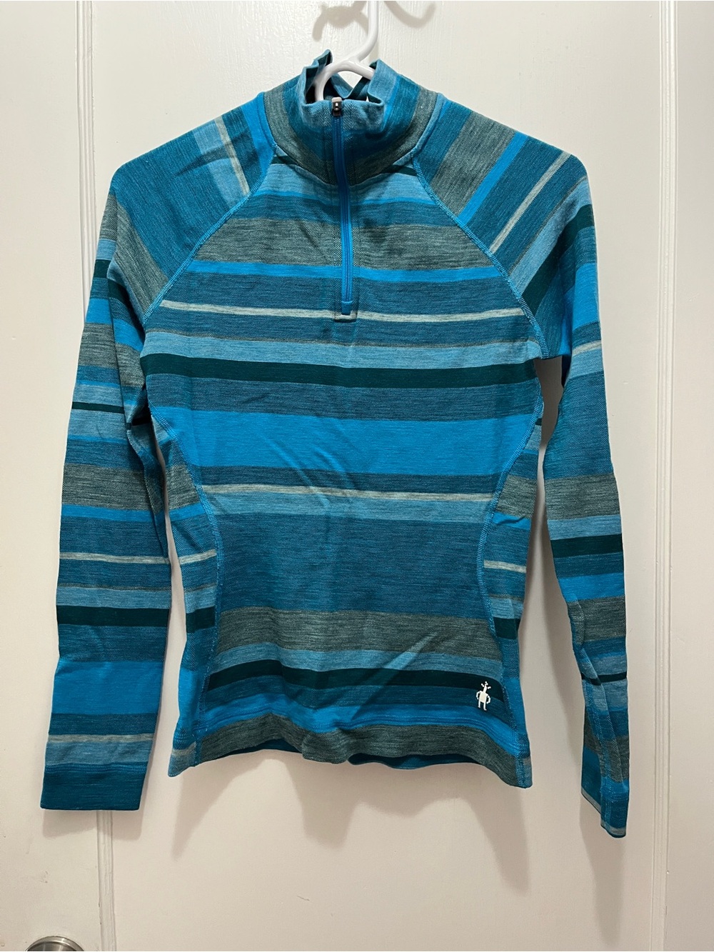 Smartwool Classic Thermal Merino Base Layer 1/4 Zip Sweater, W’s size Small